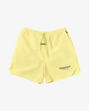 FOG ESSENTIALS NYLON REFLECTIVE LOGO SHORTS LEMONADE (NEW)