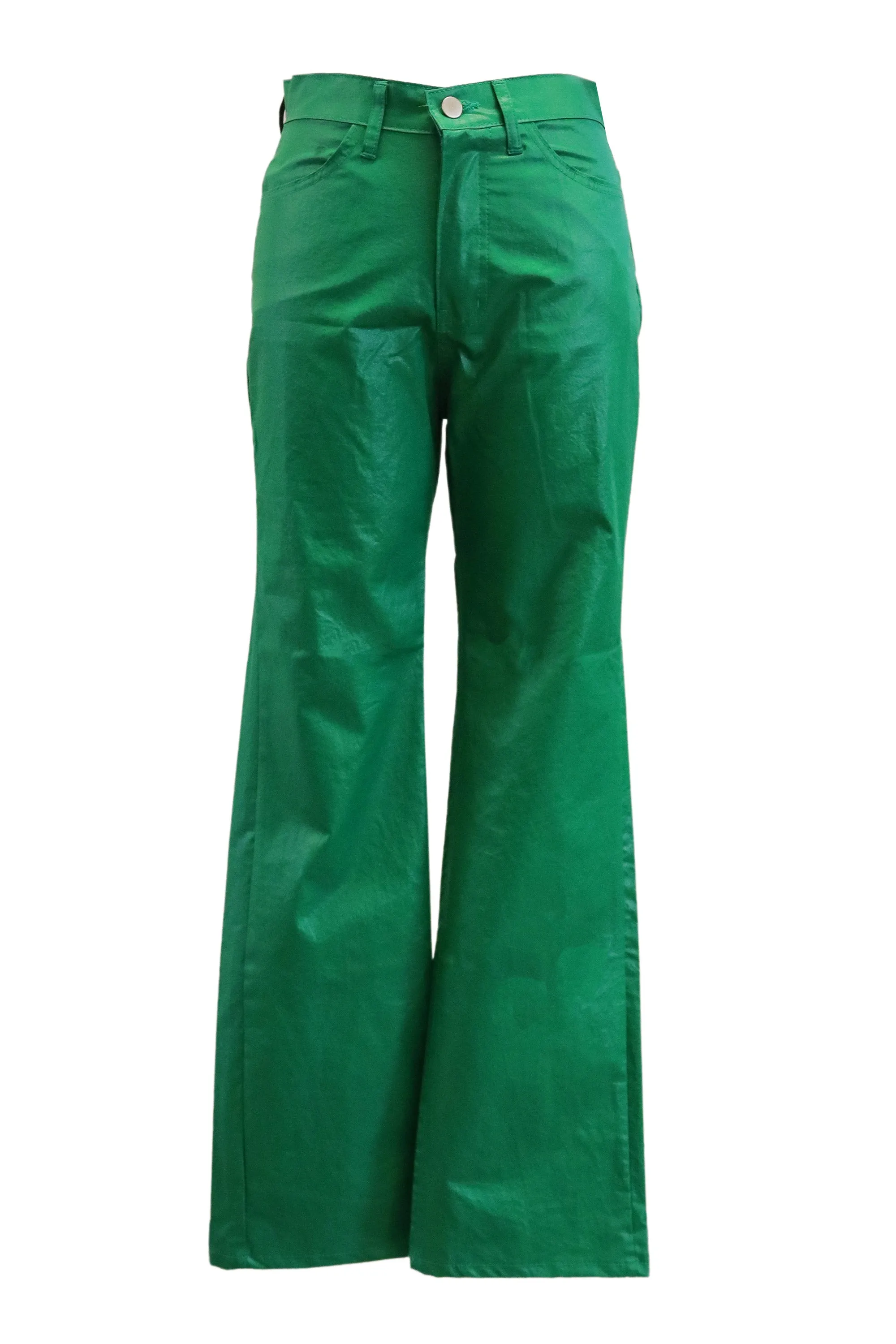 Freyja Coated Leather-like Pants