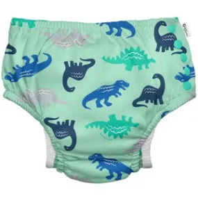 Green Sprouts Seafoam Simple Dino Eco Snaps Reusable Swim Nappy