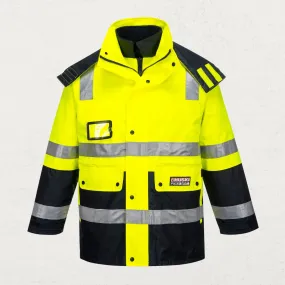 Hi Vis Venture 4 in 1 Waterproof Jacket