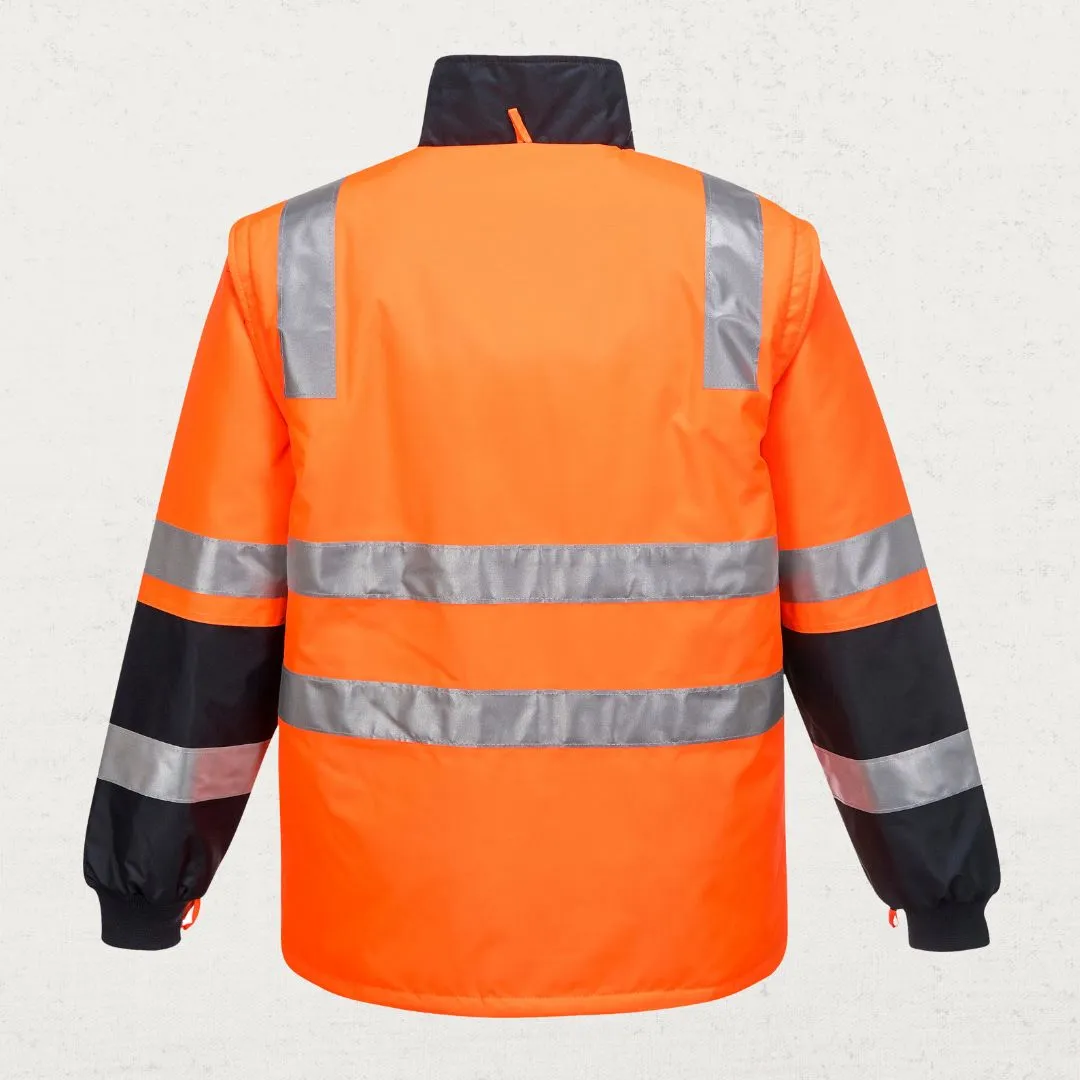 Hi Vis Venture 4 in 1 Waterproof Jacket