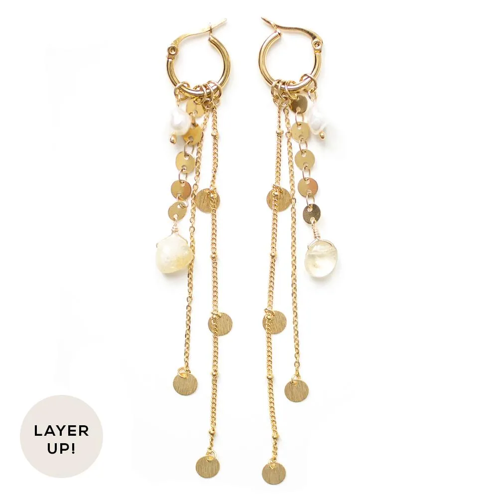 Honey Earrings in Gold