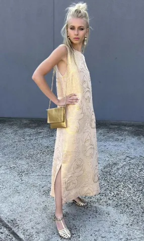 HOSS Eloise Geneva Brushed Gold/Caramel  Maxi