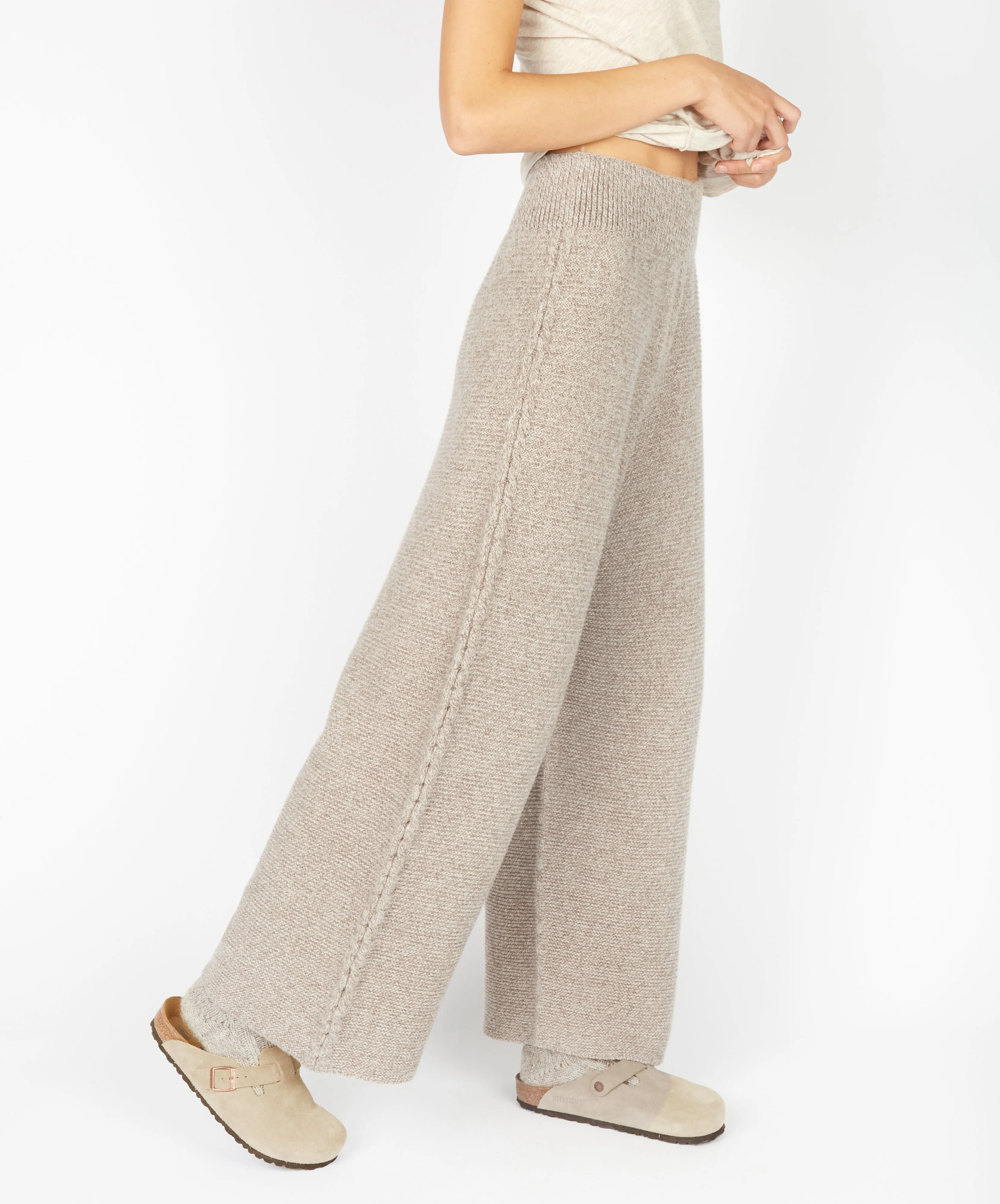 Irish - Kestrel Cropped Trousers - Eggshell