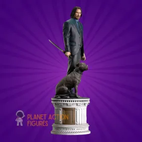 John Wick 3: John Wick & Dog: Milestones Statue: 43cm