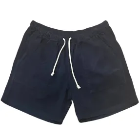 LA PAZ Formigal Beach Shorts in Dark Navy Baby Cord