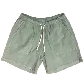 LA PAZ Formigal Beach Shorts in Green Bay Baby Cord