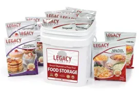 Legacy Breakfast, Lunch, and Dinner Bucket - 60 Servings