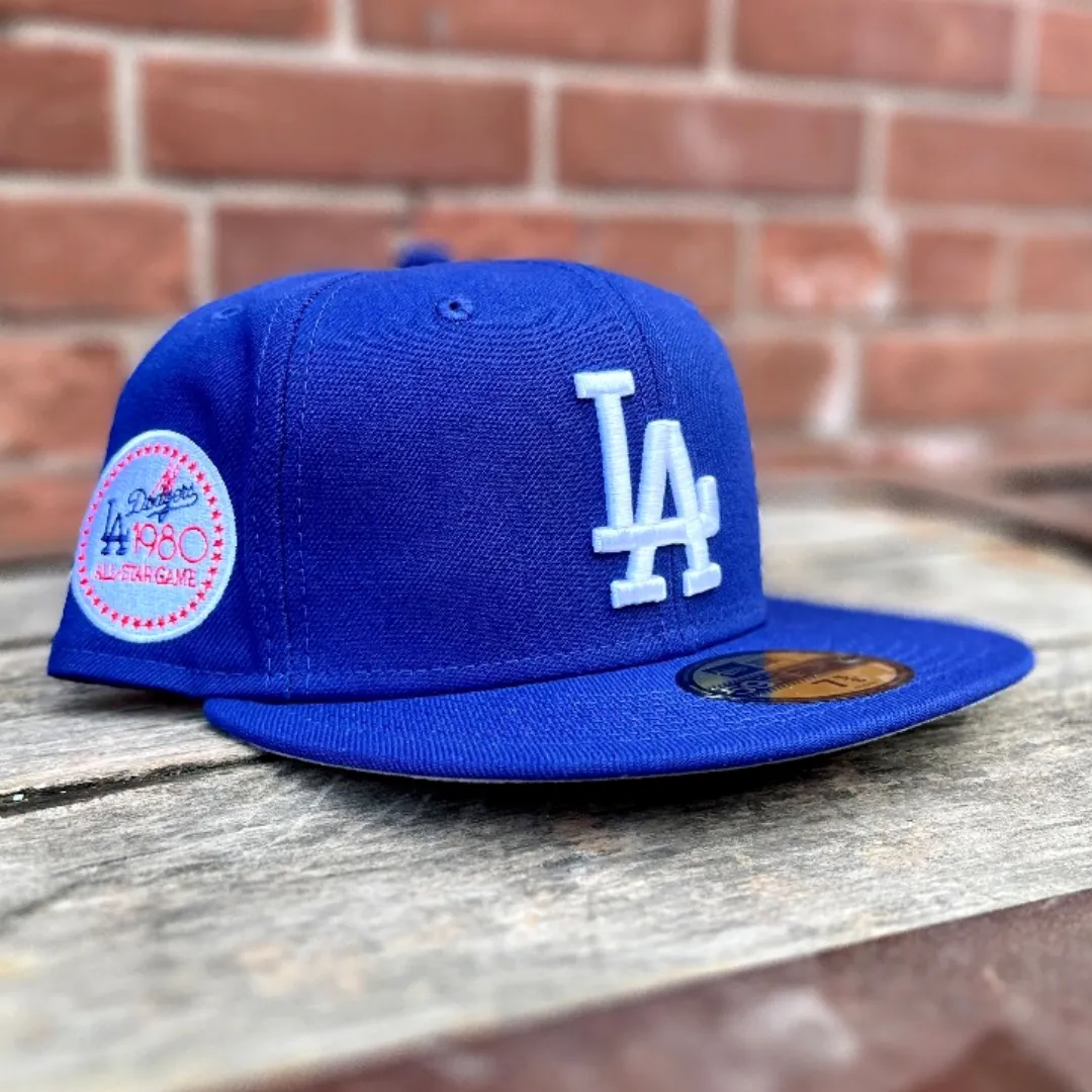 Los Angeles Dodgers MLB 1980 All-Star Game Patch 59Fifty Fitted Hat