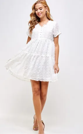 Malibu Tiered Lace Dress