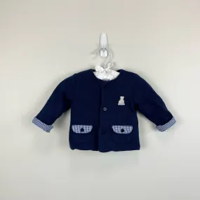 Mayoral Baby Navy Blue Cardigan Sweater 1-2 Months