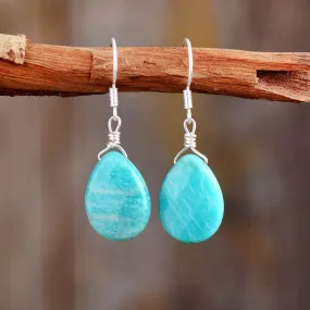 Nandhu Amazonite Drop Earrings