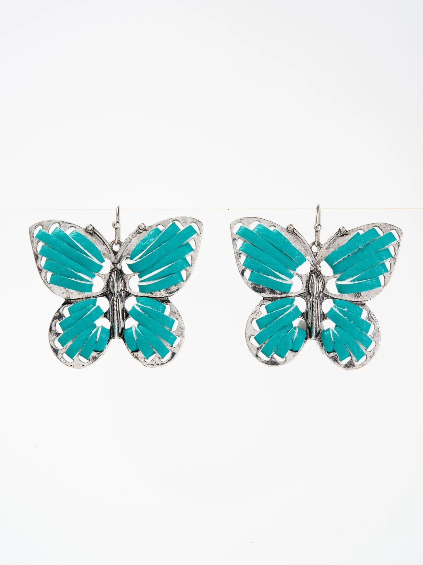 Nebula Western Wrapped Butterfly Drop Earrings