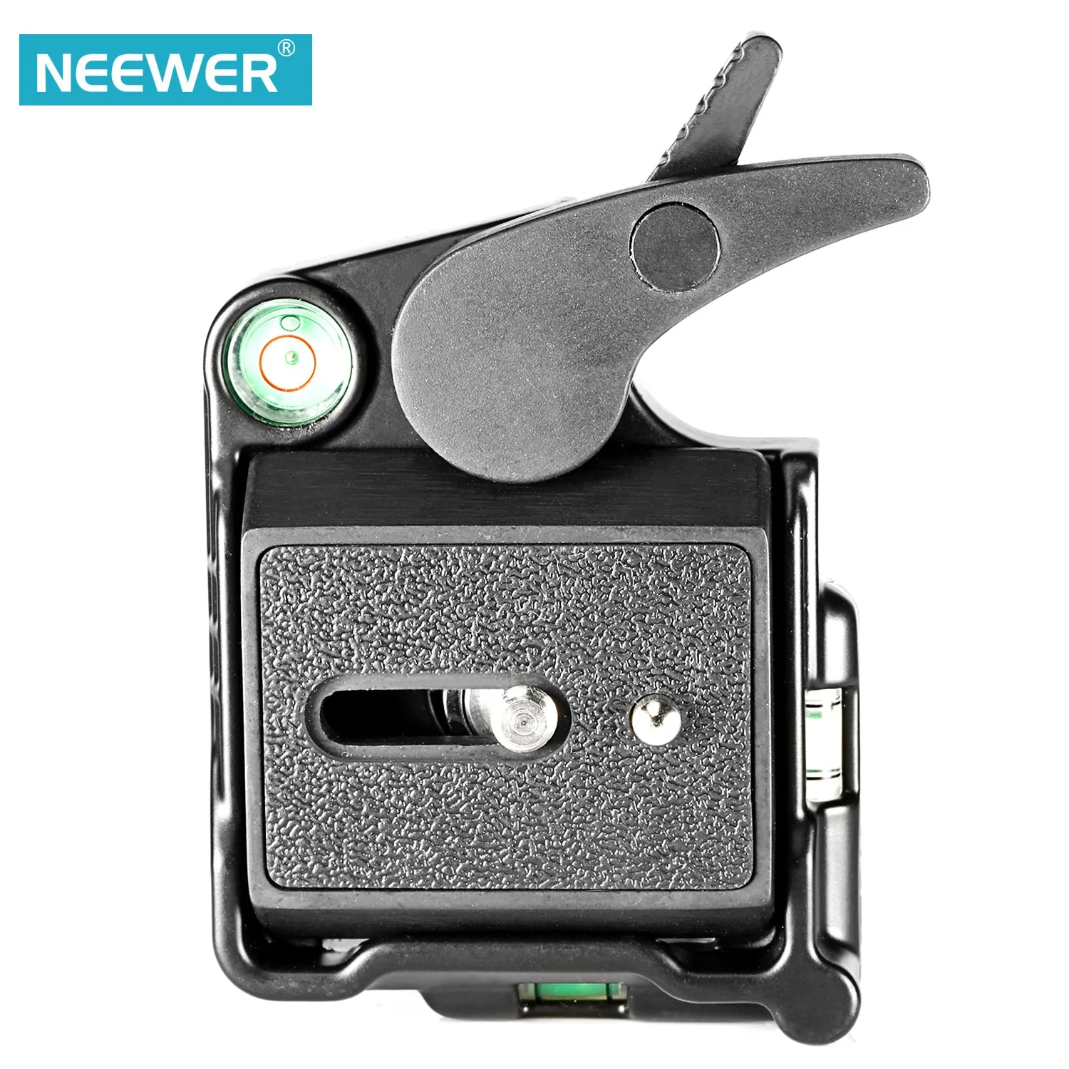 NEEWER Black Aluminum Alloy Quick Release QR Plate Adapter