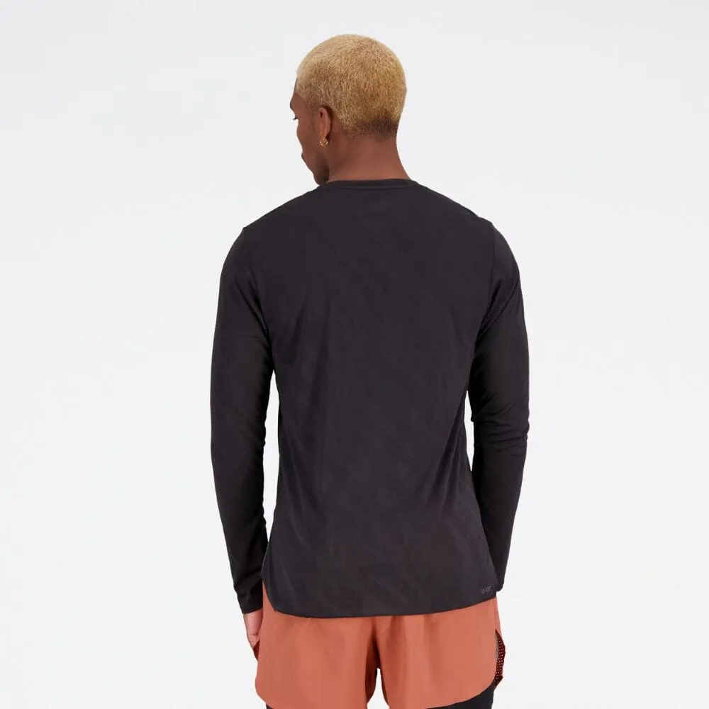 New Balance Men's Q Speed Jacquard Long Sleeve