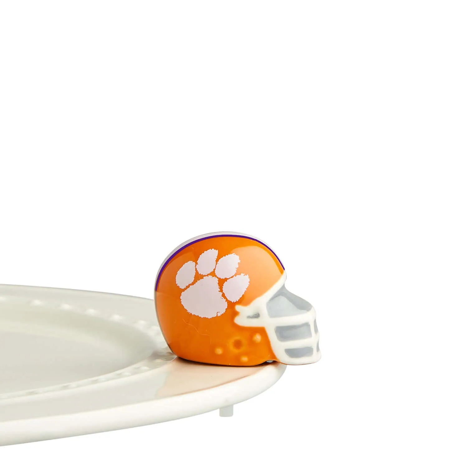 Nora Fleming Clemson Helmet Mini A310