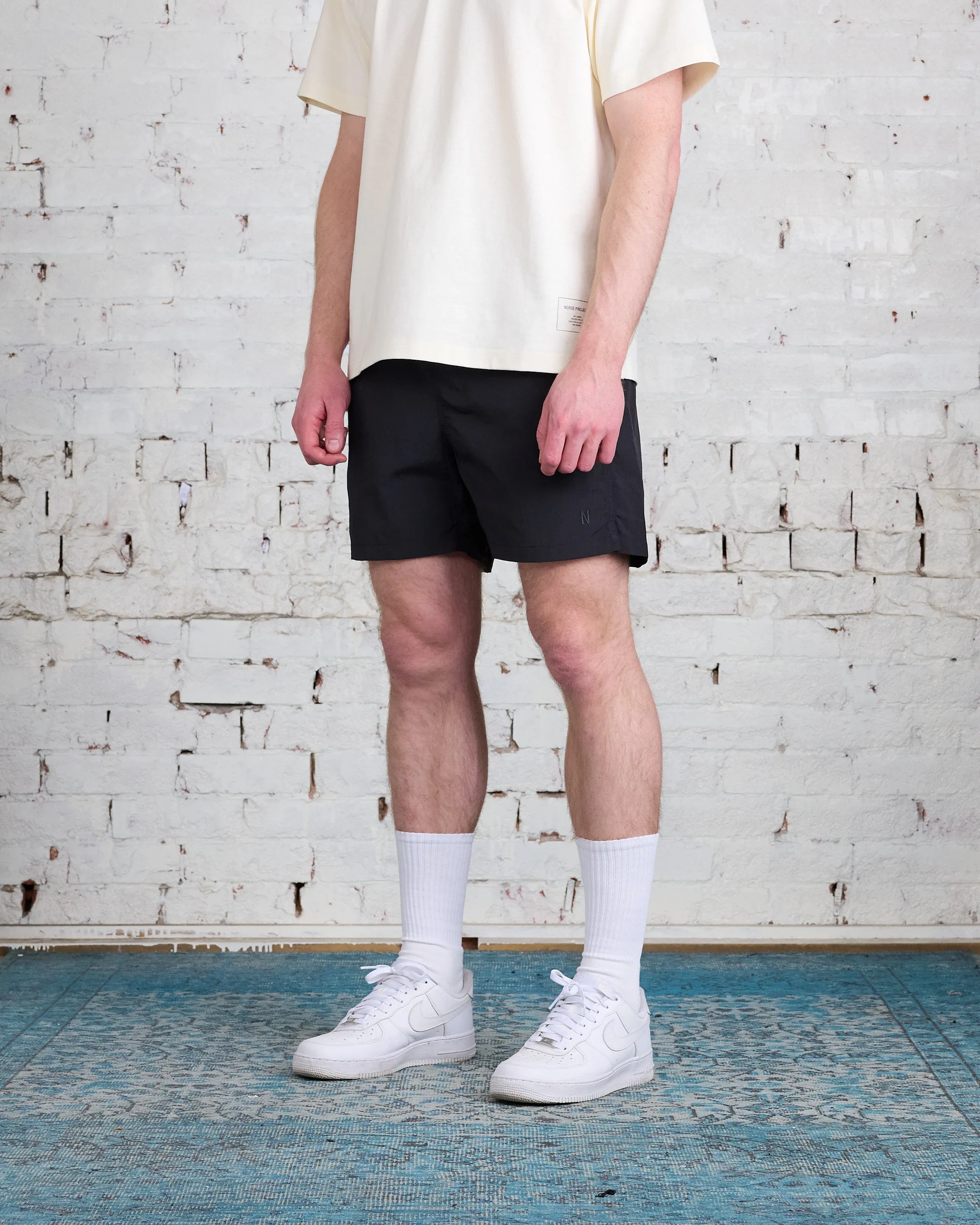 Norse Projects Hauge Nylon 4.5 Swimmer Short Black