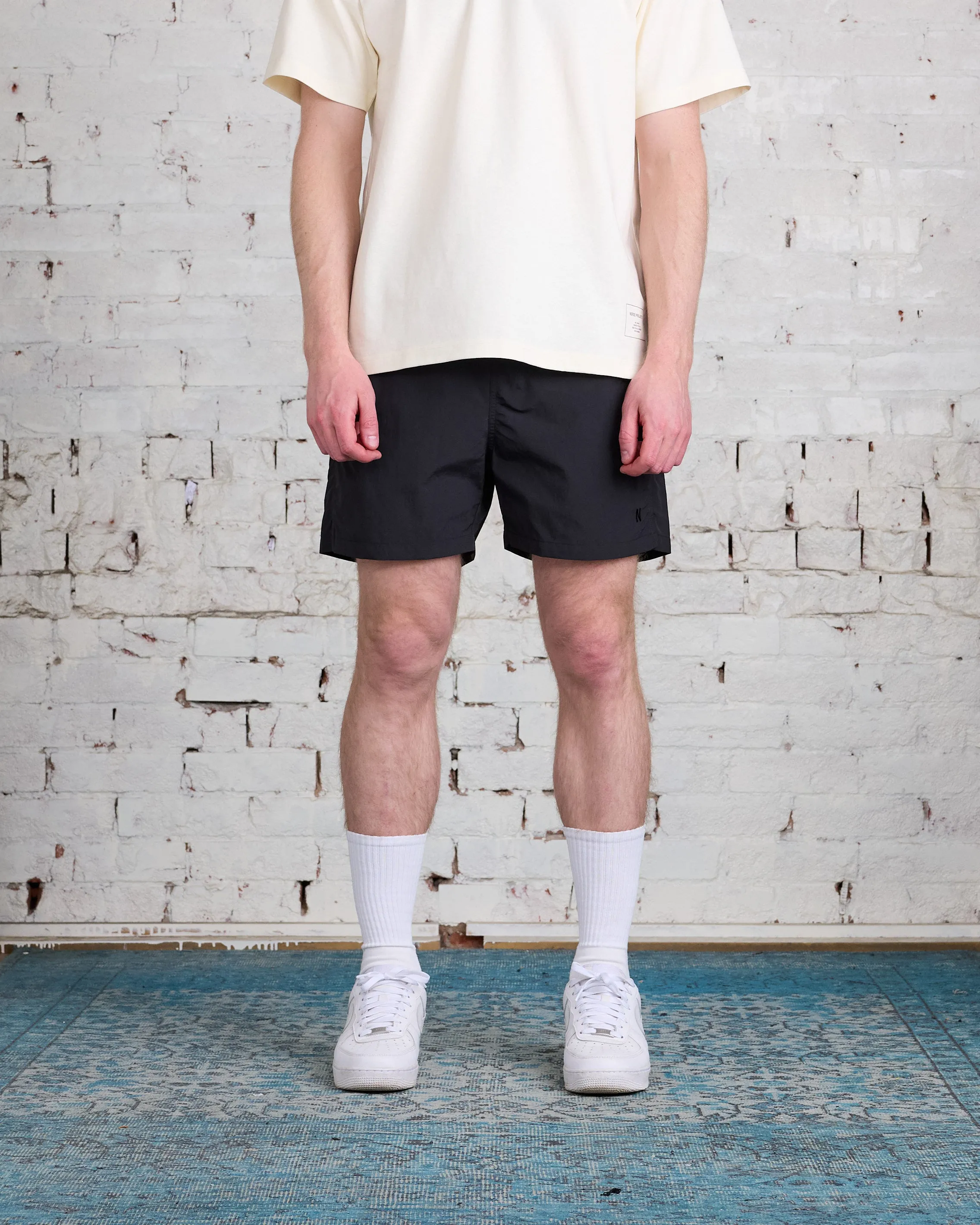 Norse Projects Hauge Nylon 4.5 Swimmer Short Black