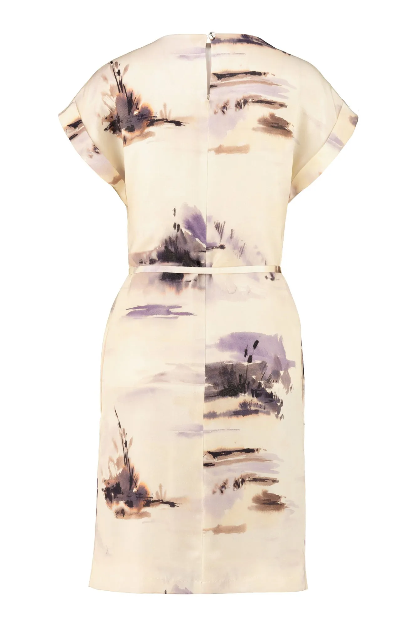 OBREGONIA AQUARELLE SILK DRESS