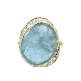 One-Of-A-Kind Aquamarine Hidden Cove Ring