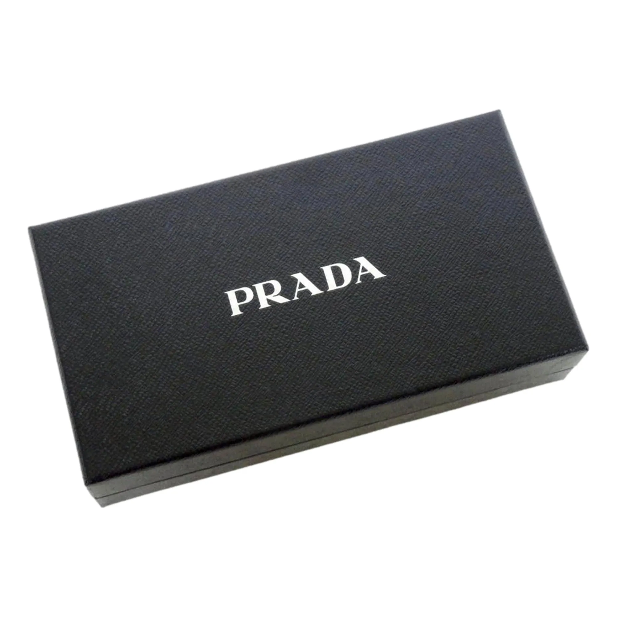 Prada Triangle Logo Tessuto Re-Nylon Black Continental Large Flap Wallet