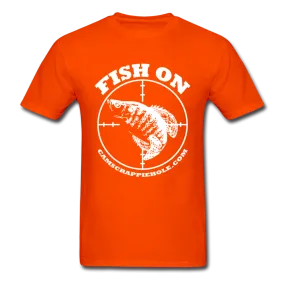 "Orange"Short Sleeve "Fish On" T-Shirt