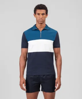 RD Polo Piqué Tri-Color: Navy