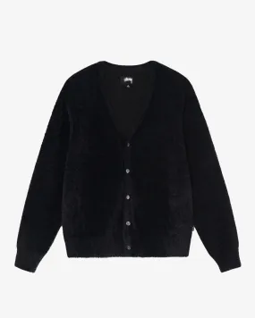 Shaggy Cardigan Black