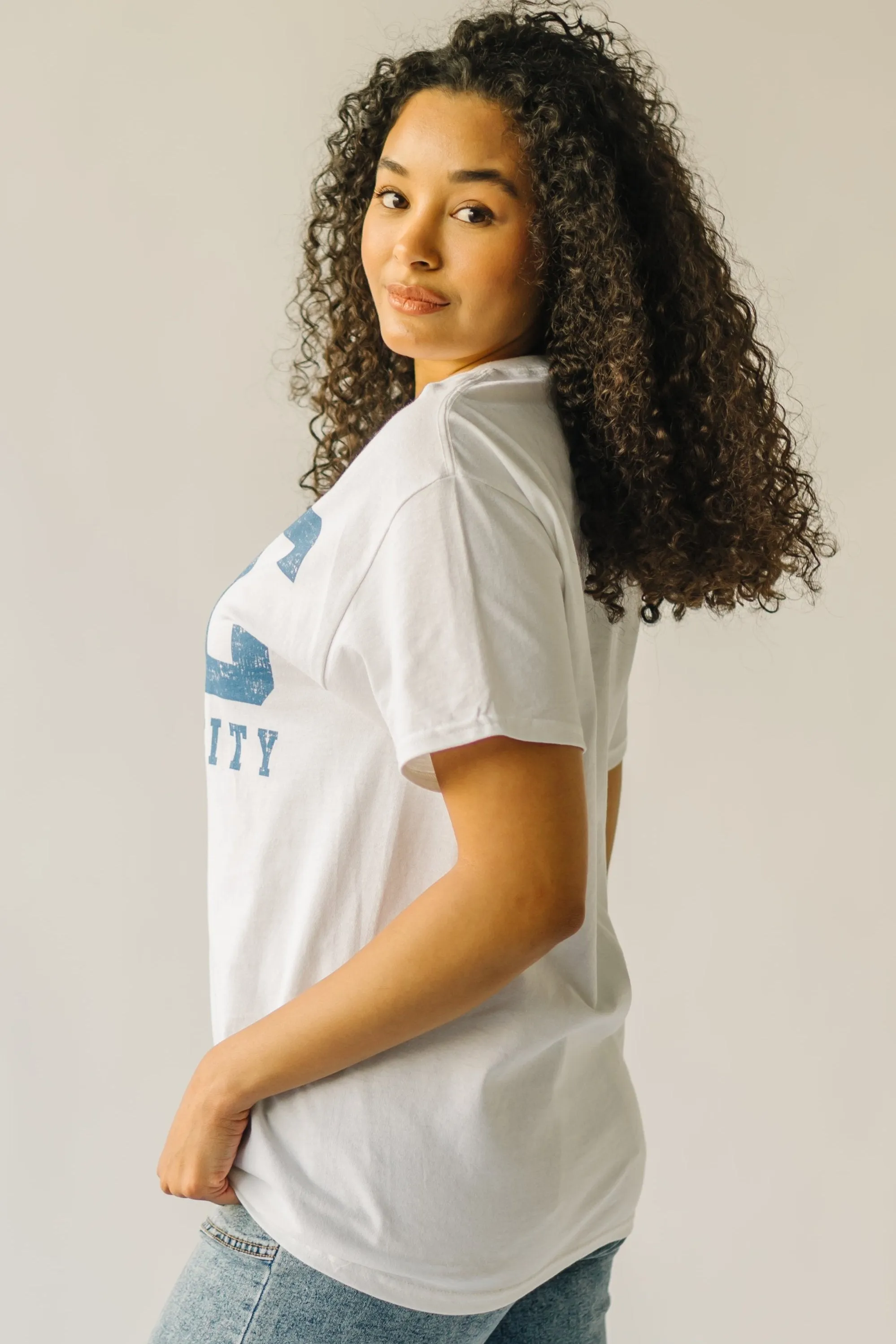 The City That Never Sleeps Graphic Tee in White