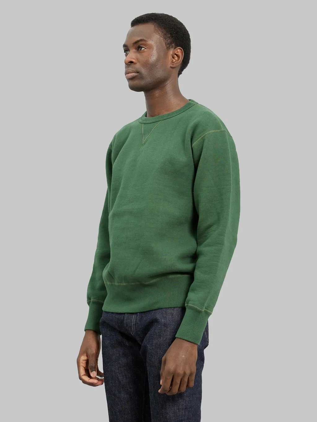 The Strike Gold Loopwheeled Sweatshirt Green