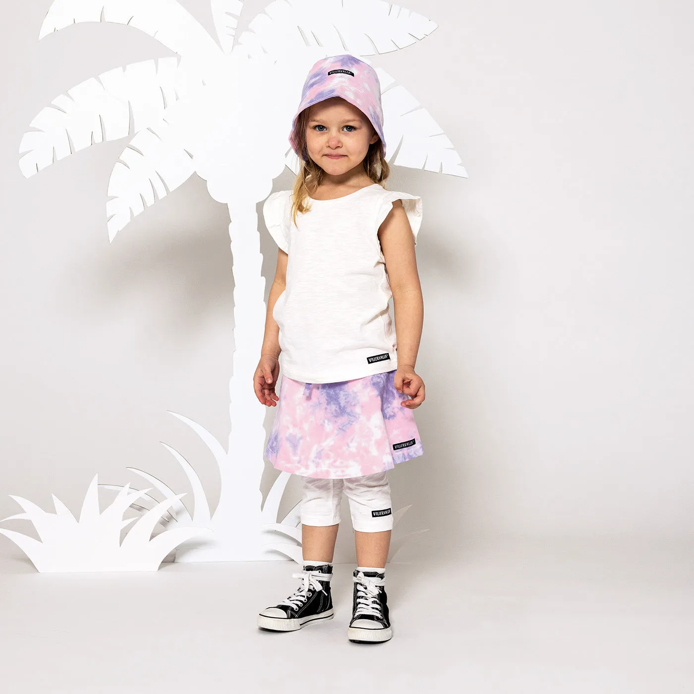 Villervalla Lavender Raspberry Tie Dye Sun Hat