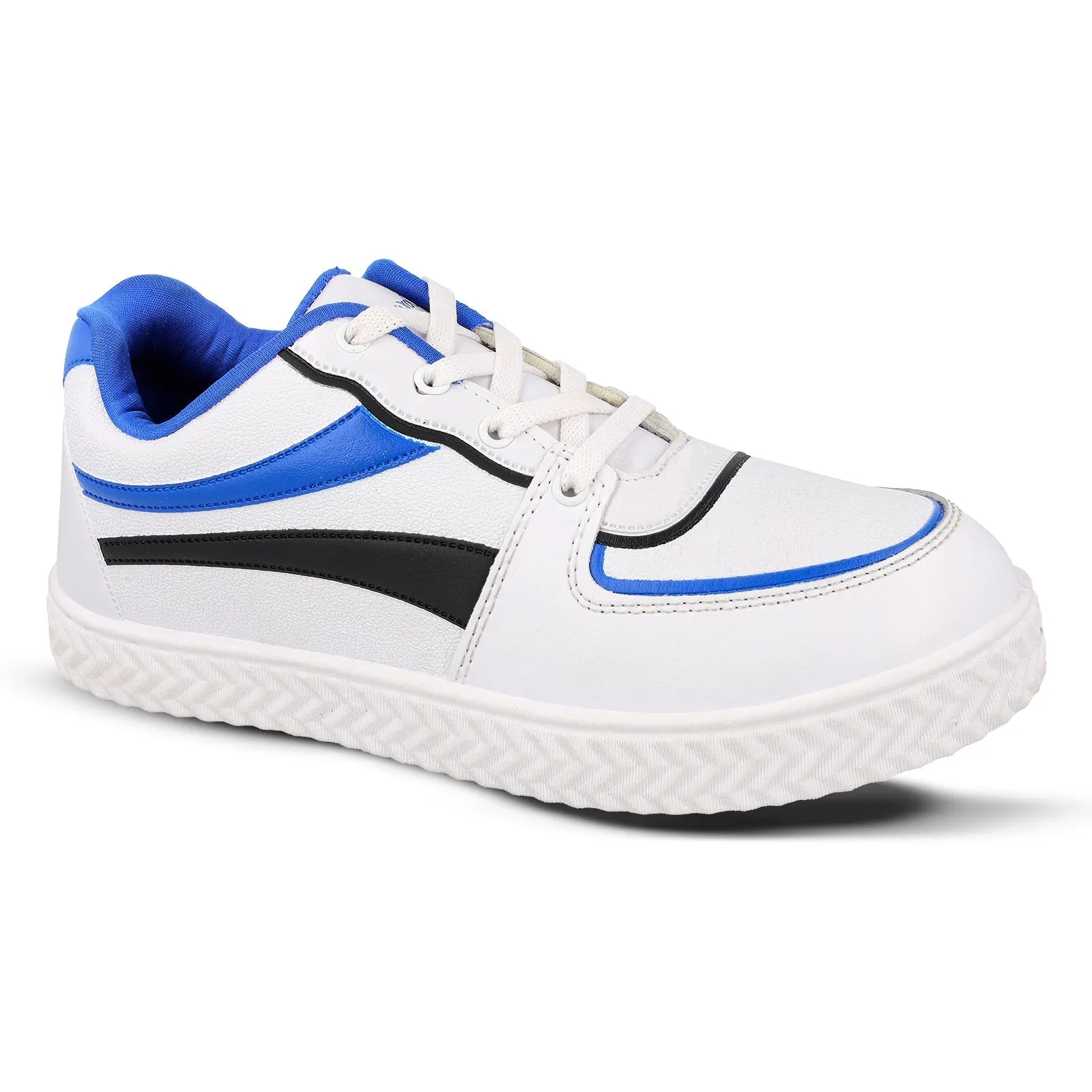 Walkaroo Boys Shoes - WK362 White Blue