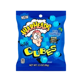 Warheads Cubes Blue Raspberry